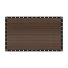 Shade Fabric Sun Shade Cloth Privacy Screen with Grommets 1 2 × 2 0 FT Mocha