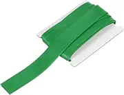uxcell Double Fold Bias Tape for Sewing 1 Inch x 6 Yards Satin Pre-fold Continuous Binding Tape for Seaming Quilting Hemming Binding DIY Crafts, Dark Green