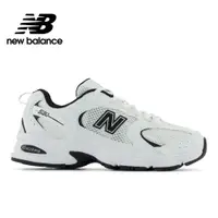 在飛比找PChome24h購物優惠-【New Balance】復古鞋_白黑色_中性_MR530E