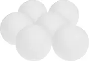 PAMINGONO 6Pcs Foosball Balls Replacement Durable Mini Table Soccer Game Accessories for Standard Foosball Tables for Family Fun and Parties