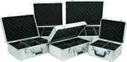 Citronic | Aluminium CD Case, Aluminium, 96 CDs | Flight CASE, Case