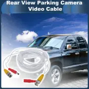 Car Reverse Rear View Parking Camera Video Cable BNC+DC 7M White