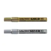Artline 900XF Metallic Paint Marker Gold Silver Bullet Point 2.3mm EK-900XF