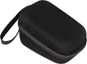 Hard Case Travel Bag with Mesh Pocket Portable Protector Waterproof Shockproof for Upper Arm Pressure Monitor with Cuff, black