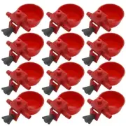 10 Sets Chicken Water Bowl Hens Quail Birds Drinking Bowls for Coop Poultry