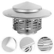 Flue Cover Stainless Steel Rainproof Cap Chimney Caps Vent Protector