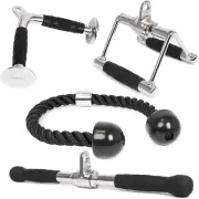 Triceps Pull down Attachment, Cable Machine Accessories for Home Gym, LAT Pull d