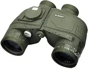 [SVBONY] 7x50mm Binocular Waterproof Military Binoculars with Rangefinder BAK4 Prism FMC Lens for Hunting Bird Watching Fishing Boating Navigation (ArmyGreen)