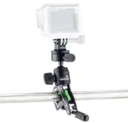TAKEWAY R2 GOPRO Clamp Mount 360°Rotatable Mini Ball Head and 1/4" Screew