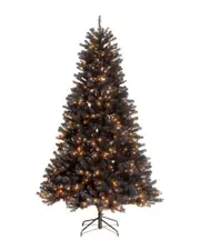 National Tree Company 7.5ft North Valley Black Spruce Tree with 550 Clear Lights