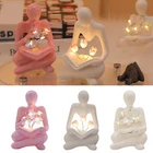 Desk Lamp Handmade Tulip Night Light Led Bedside for Bedroom Decor Soft Glow