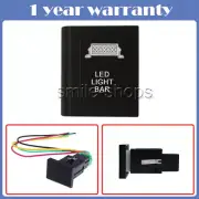 Red LED LIGHT BAR Push Button Switch On-off for VW Volkswagen Amarok Left Side