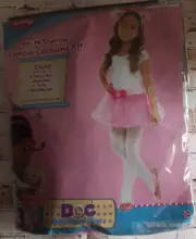 Disney Doc McStuffins Lambie Girl's 2 Piece Costume Sz small (4-6) Tutu Headband