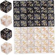 ERINGOGO 48 Pcs Educational Dice Counters Token Dice for Interactive Learning for Table Games Classroom Activities Enhances Cognitive Development