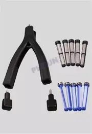 Car Fuel Injector Repair Plier Wrench Micro Filter Remove Tool w/ 10 Filter net