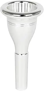 EXCEART Tuba Mouthpiece Tuba Mouth Instrument Accessory Tuba Replacement Mouthpiece Silver