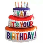 Happy Birthday Large Mylar Balloon