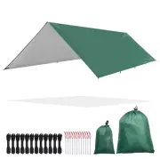 Yescom 10x13FT Camping Tent Tarp Hammock Rain Fly Waterproof Hiking Green