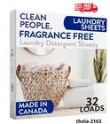 The Clean People Laundry Detergent Sheets - Hypoallergenic Laundry Soap - Ultra