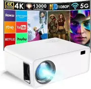 Wielio Mini Wifi Projector 1080P Full HD Portable Projector