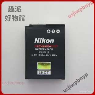 【限時下殺】Nikon尼康COOLPIX P300 P310 P330 S70相機EN-EL12電池+充電器+數據線 H