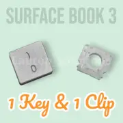 Microsoft Surface Book 3 Keyboard Key KeyCap (1 Key + 1 Hinge) 100% OEM & NEW