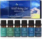 Essential Oil Blends, Essential Oils Set for Diffusers for Home, Well-Being Gift