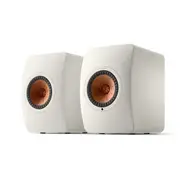 KEF LS50 II Wireless HiFi Speakers Pair (Mineral White)