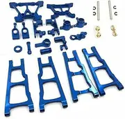 Durable Alloy Aluminum 1/10 Upgrade Spare Parts Kit for TRAXXAS Slash 4x4 RC Truck Car