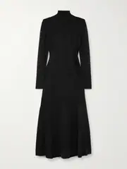 [TOM FORD] TOM FORD - Jersey Turtleneck Gown - Black - small small Black