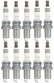 NGK Set of 10 Ruthenium HX High Ignitability Nickel Spark Plugs Gap 0.044 (for: Porsche)