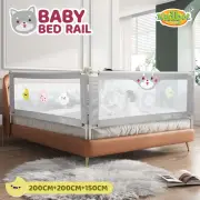 Kids Bed Rail Bedrail Queen Side Safety Guard Toddler Child Cot Fence Barrier
