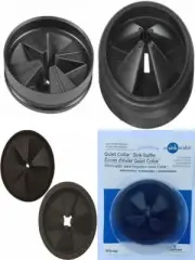 InSinkErator QCB-AM Anti-Microbial Quiet Collar 3.25-Inch Diameter, Black