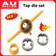 6-Piece Set Of WatCC Pipe Die Plastic Pipe Die Tap Wrench Set, PVC Pipe Threader
