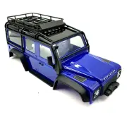 Traxxas TRX-4M TRX4M 1:18 Land Rover Defender Blue Body Shell & Cage 9712 9728
