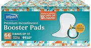 Inspire Ultra Absorbency Incontinence Booster Pads | Absorbs Over 4 Cups! Boost Adult Diapers | Incontinence Pads for Women or Men, Adhesive Strip Use in Incontinence Underwear and Diapers Leak-Free