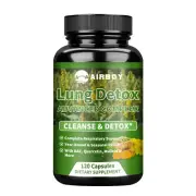 Lung Detox - Mullein Leaf,Bromelain,Quercetin,NAC - Lung Cleansing, Cough Relief