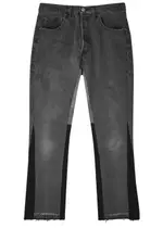 Jeanius Bar Atelier Panelled Flared Jeans - Dark Grey - 30 (W30 / S) 30 (W30 / S)