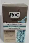 ROC MULTI CORREXION HYDRATE + PLUMP NIGHT SERUM CAPSULES 30 COUNT NEW