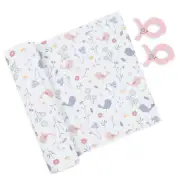 Muslin Swaddle & Pram Pegs - Birds