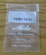 Mido Waterproof 14.00mm / 14.30mm Vintage Watch Crystal New Old Stock