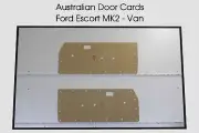 Door Cards Fits Ford Escort MK2 Panel Van Quality Masonite x2 (for: Ford)