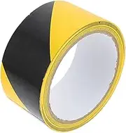 GANAZONO Yellow and Black Striped Adhesive Safety Barrier Tape Slip Resistant Warning Tape for Floor Marking Commercial and Construction Zones