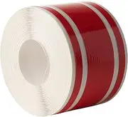 4R Quattroerre.it 10533 Trim Stripes Triple Adhesive Strips for Cars, Red, 50 mm x 10 mt