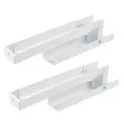 2pcs Toaster Shelf Wall Wall- Mounted Oven Stand Adjustable Microwave Oven Rack