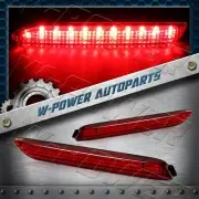 Red Lens For Lexus GX470 IS-F NX RX300 RC LED Rear Bumper Brake Lights Lamps (for: Lexus)