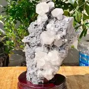 7.42LB Natural fluorite crystal quartz cluster points for spiritual healing
