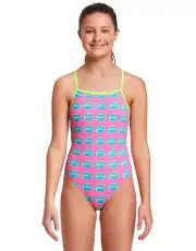 Funkita Girls Kiss Kiss Strapped In Swimsuit