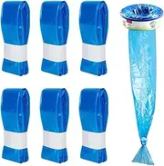 Refill Cassettes, Pack of 6 Nappy Bin Refill Cassettes, 4.5 m Refill Bags, Practical Refill Cassettes for Nappy Bags, Odour-Proof Nappy Bins (Blue)