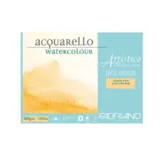 Fabriano Artistico 140 lb. Cold Press Watercolor Block 9"x12" Traditional White